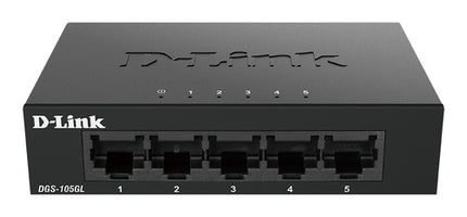 D-LINK SWITCH 5 PORTE GIGABIT UNMANAGED ETHERNET METAL HOUSING