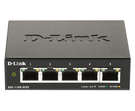 D-LINK SWITCH 5 PORTE GIGABIT MANAGED