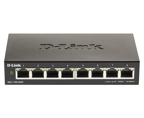 D-LINK SWITCH 8 PORTE GIGABIT SMART MANAGED