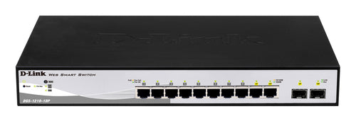 D-LINK SWITCH 10 PORTE DI CUI 8 PORTE GIGABIT POE + 2 PORTE SFP SMART+