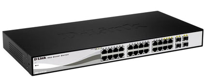 D-LINK SWITCH 24-PORT GIGABIT SMART MANAGED SWITCH INCLUDING 4 SFP PORTS