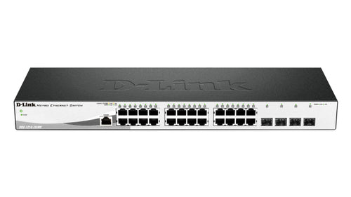 D-LINK SWITCH 24-PORT 10/100/1000BASE-T + 4 SFP PO D-LINK SWITCH 24-PORT 10/100/1000BASE-T + 4 SFP PO