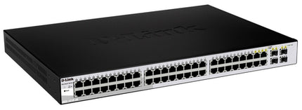 D-LINK SWITCH 48-PORT GIGABIT SMART MANAGED SWITCH WITH 4 COMBO 1000BASE-T/SFP PORTS