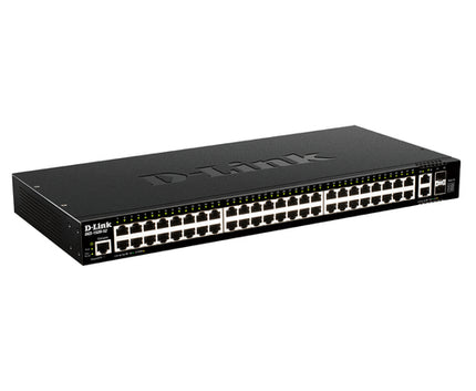 D-LINK SWITCH 52 PORTE DI CUI 48 PORTE GE + 2 10GE PORTE + 2 SFP+, SMART MANAGED