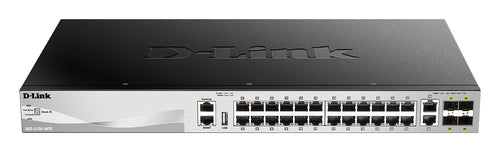 D-LINK SWITCH 24 X 10/100/1000BASE-T PORTS LAYER 3 STACKABLE MANAGED GIGABIT SWITCH WITH 2 X 10GBASE