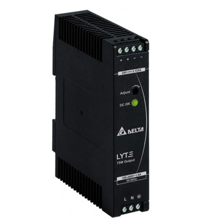 HIKVISION ALIMENTATORE 75W INDUSTRIAL POWER SUPPLY, OUTPUT48V, 1.57A, WORKING TEMP. -2070C, DIN RA