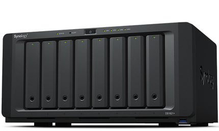 SYNOLOGY NAS TOWER 8BAY 2.5&#34;/3.5&#34; SSD/HDD SATA, AMD RYZEN V1500B 4CORE 2.2GHz, 4GB SODIMM DDR4 ECC (