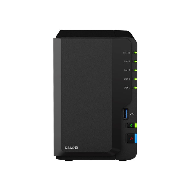 SYNOLOGY NAS TOWER 2BAY 2.5&#34;/3.5&#34; SSD/HDD INTEL CELERON J4125 2GB DDR4 (UP TO 6GB), 2X RJ-45 1GBE, 2