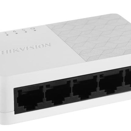 HIKVISION SWITCH L2, UNMANAGED, 5 10/100M RJ45 PORTS, DESKTOP PLASTIC SWITCH