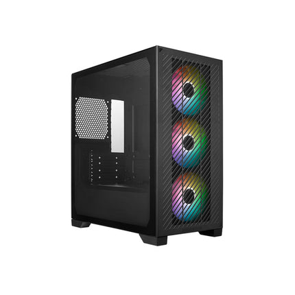 COOLER MASTER CASE ELITE 301 MINI TOWER M-ATX/ MINI ITX, USB 3, 3X ARGB 120MM FANS INCLUDED