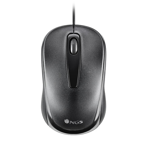 NGS MOUSE OTTICO 1200DPI USB 2 TASTI NERO