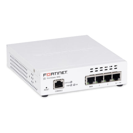 FORTIGATE-30G 4 PORTE GE RJ45 (INCLUSE 3 PORTE INTERNE, 1 PORTA WAN)