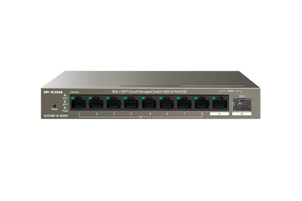 IP-COM SWITCH POE MANAGED L2, 10 PORT, 8 POE