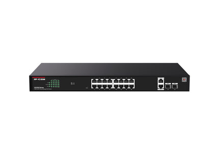 IP-COM SWITCH POE MANAGED L2, 20 PORT, 16 POE, 2 SFP