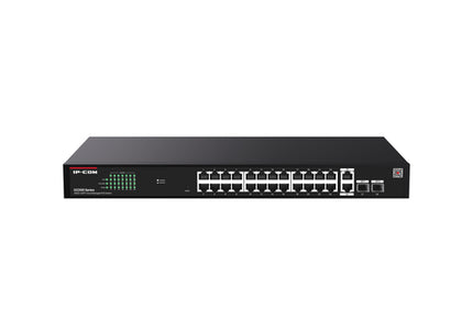 IP-COM SWITCH POE MANAGED L2, 28 PORT, 26 POE, 2 SFP