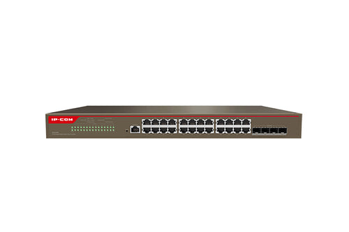 IP-COM SWITCH MANAGED L3, 24 PORT G + 4 SFP+ 10G