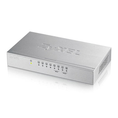 ZYXEL SWITCH MANAGED 8 PORTE GIGABIT (8 PORTE PoE, FINO A 60W), CHASSIS METALLO, DESKTOP