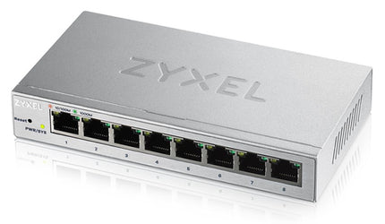 ZYXEL SWITCH UNMANAGED PLUS 8 PORTE GIGABIT, EASY MANAGEMENT PER VLAN, QoS, DESIGN SENZA VENTOLE, DE