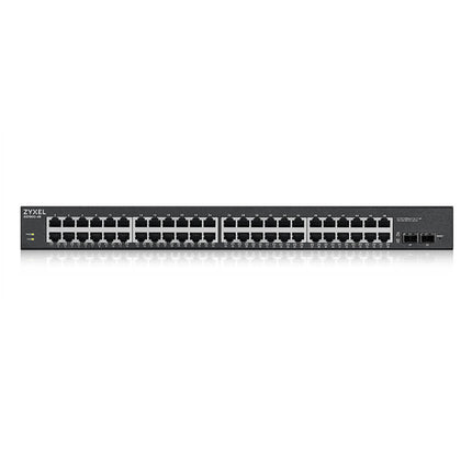 ZYXEL SWITCH WEB MANAGED 48X GB (24X POE EROG.FINO 170W), 2X SFP GB, RACK