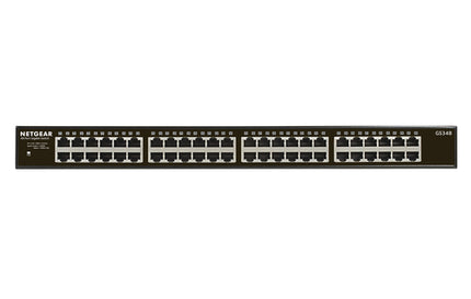 NETGEAR SWITCH 48 PORTE GIGABIT DESKTOP UNMANAGED CASE METALLICO RACK MOUNTABLE