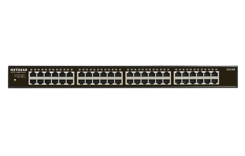 NETGEAR SWITCH 48 PORTE GIGABIT DESKTOP UNMANAGED CASE METALLICO RACK MOUNTABLE