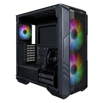 COOLER MASTER CASE HAF500 MID-TOWER E-ATX ARGB SIDE PANEL, BLACK