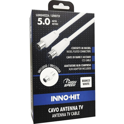 INNOHIT CAVO ANTENNA M/F 5 MT BIANCO