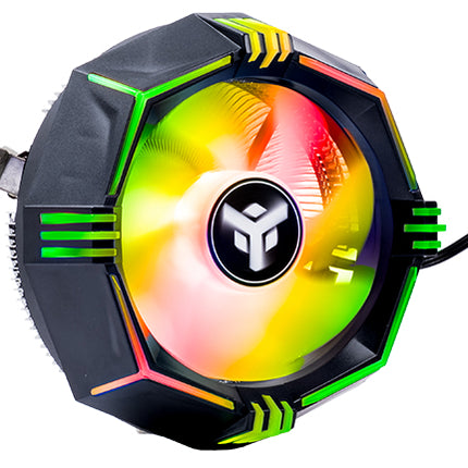 ITEK DISSIPATORE AD ARIA ICY-4LPR - SKT UNIVERSALE, 65W TDP, LOW PROFILE, RGB RAINBOW