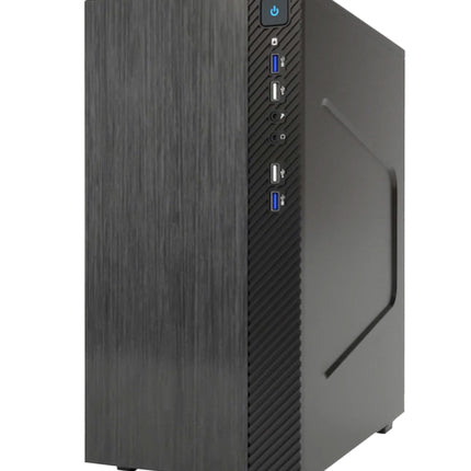 ITEK CASE SMALLCOM-B - MINI TOWER,  MATX, 2XUSB3, 2XUSB2, BRUSHED