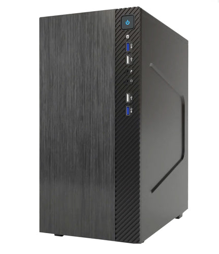 ITEK CASE SMALLCOM-B - MINI TOWER,  MATX, 2XUSB3, 2XUSB2, BRUSHED