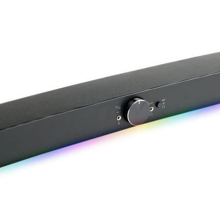 ITEK GAMING SOUNDBAR, RGB, BLUETOOTH, JACK 2x3.5mm, USCITA MIC E CUFFIE