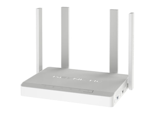 KEENETIC HERO (KN-1011), ROUTER 4 PORTE 1GBPS, 1 PORTA COMBO RJ45/SFP 1GBPS,  WI-FI 6 AX1800, MESH, VPN, PARENTAL CONTROL, MENU