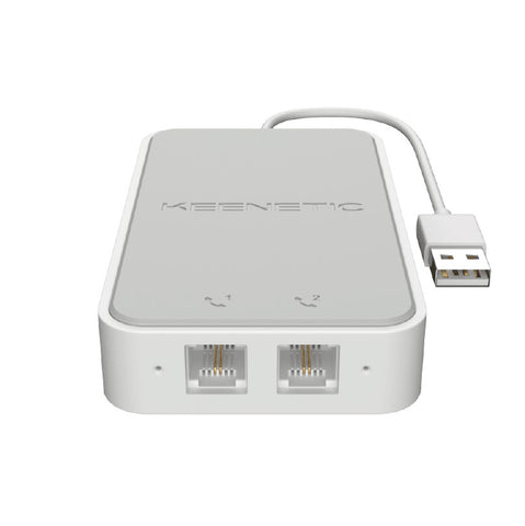 KEENETIC LINEAR (KN-3110), ADATTATORE VOIP 2 PORTE FXS RJ11, COMPATIBILE CON TUTTI GLI OPERATORI