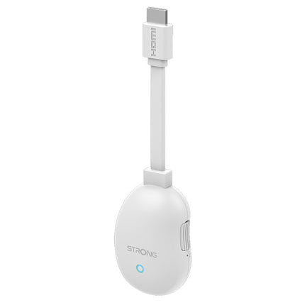 STRONG DONGLE PER GOOGLE TV 4K UHD WIFI 6 ETHERNET PORT REMOTE CONTROL BIANCO