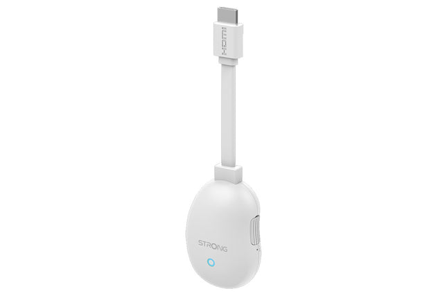 STRONG DONGLE PER GOOGLE TV 4K UHD WIFI 6 ETHERNET PORT REMOTE CONTROL BIANCO