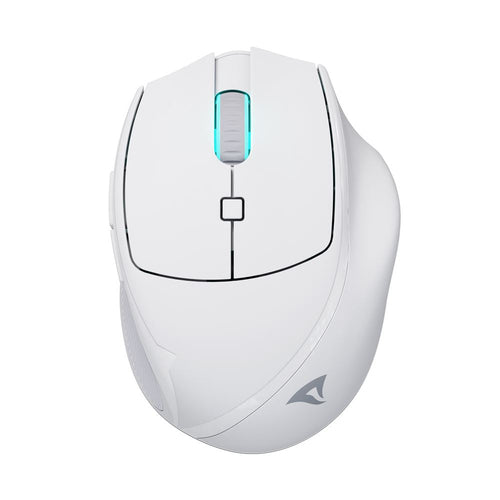 SHARKOON MOUSE WIRELESS OFFICEPAL, ERGONOMICO, BIANCO