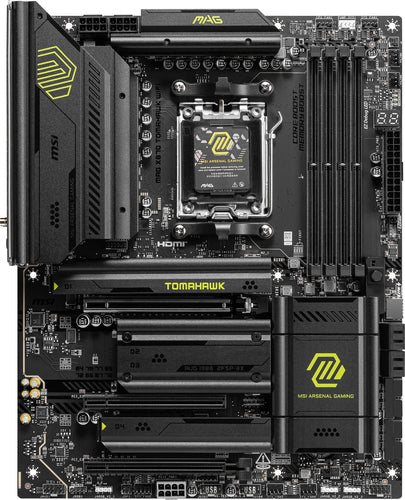 MSI MB AMD MAG X870 GAMING TOMAHAWK WIFI,X870,AM5,4DDR5,3PCI-EX16,4M.2,4SATA3,2USB4,1USB 3.2 GEN2X2,