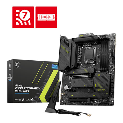 MSI MB Z790, MAG Z790 GAMING TOMAHAWK MAX WIFI, LGA 1700, 4DDR5, 2PCI-Ex16, 1PCI-Ex1, 4M.2, 8SATA3