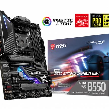 MSI MB AMD B550 GAMING, MPG B550 GAM PLUS, AM4, 4DDR4, 2M2 6SATA3