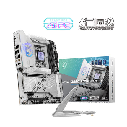 MSI MB MPG Z890 EDGE TI GAMING, WIFI, STD MPG Z890 EDGE TI WIFI,Z890,LGA1851,4DDR5,2PCI-EX16,1PCI-EX