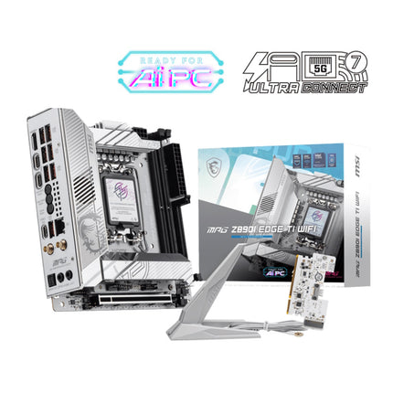 MSI MB MPG Z890I EDGE TI, GAMING, WIFI STD MPG Z890I EDGE TI WIFI,Z890,LGA1851,2DDR5,1PCI-EX16,4M.2,