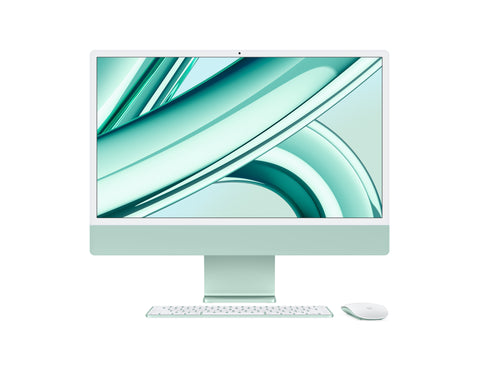 APPLE 24INCH IMAC WITH RETINA 4.5K DISPLAY M3 CHIP WITH 8CORE CPU + 8CORE GPU 8GB 256GB SSD GREEN