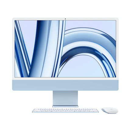 APPLE 24INCH IMAC WITH RETINA 4.5K DISPLAY M3 CHIP WITH 8CORE CPU + 8CORE GPU 8GB 256GB SSD BLU