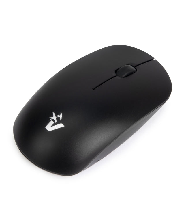 VULTECH MOUSE WIRELESS 1600DPI, NERO, SILENZIOSO,BATTERIEA INTEGRATA RICARICABILE,ATTACCO TYPE C