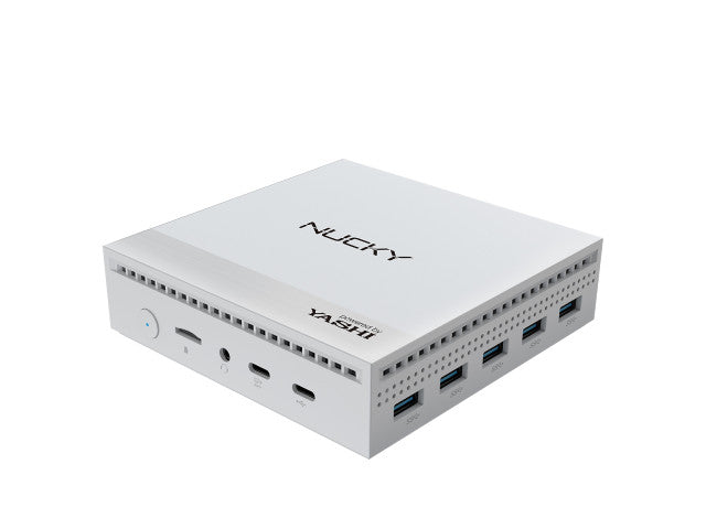 YASHI MINI PC WHITE NUCKY Celeron Quad Core N100 8GB 256GB SSD WIN 11 PRO