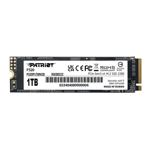 PATRIOT SSD P320 1TB M.2280 PCI-E R/W 3000/2200MB/S