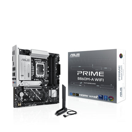 ASUS MB INTEL PRIME B860M-A WIFI, m-ATX, LGA 1851, DDR5, 1PCI-Ex16, 4DIMM, HDMI/2DP, 2M2/4SATA