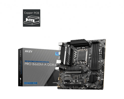 MSI MB H610, PRO H610M-G DDR4, LGA 1700, 2DDR4, 1PCI-Ex16, 2M2, 4SATA3