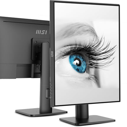 MSI MONITOR 23,8 LED IPS 16:9 FHD 1MS 100Hz, PIVOT, VESA 75X75, DP/HDMI, MULTIMEDIALE