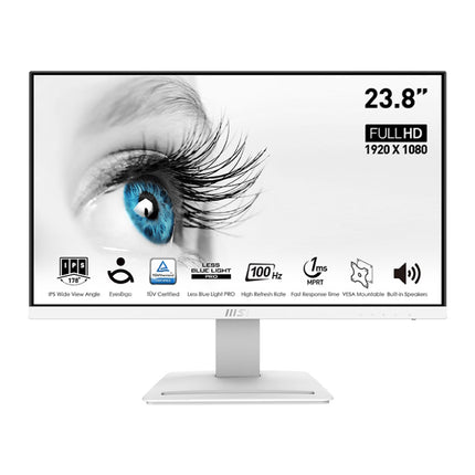 MSI MONITOR 23,8 LED IPS 16:9 FHD 1MS 100Hz, VESA 75X75, DP/HDMI, MULTIMEDIALE, BIANCO